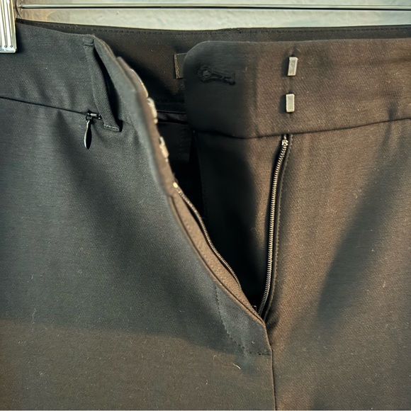 White House Black Market Sleek Black Trousers Women’s Size 6 - Picture 2 of 5